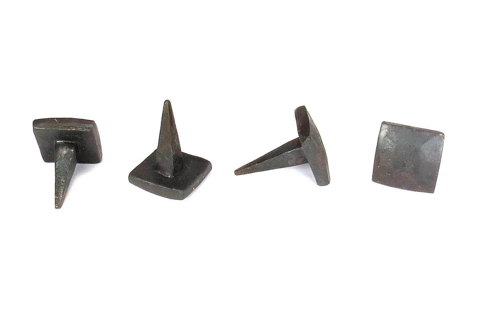 Lot 28 Hand Forged Big Square Head Iron Nails Antique Furniture Door Decor Stud