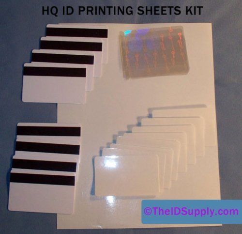 Custom PVC ID Card Maker Kit - Business - Cosplay Fake Inkjet Printer Holograms