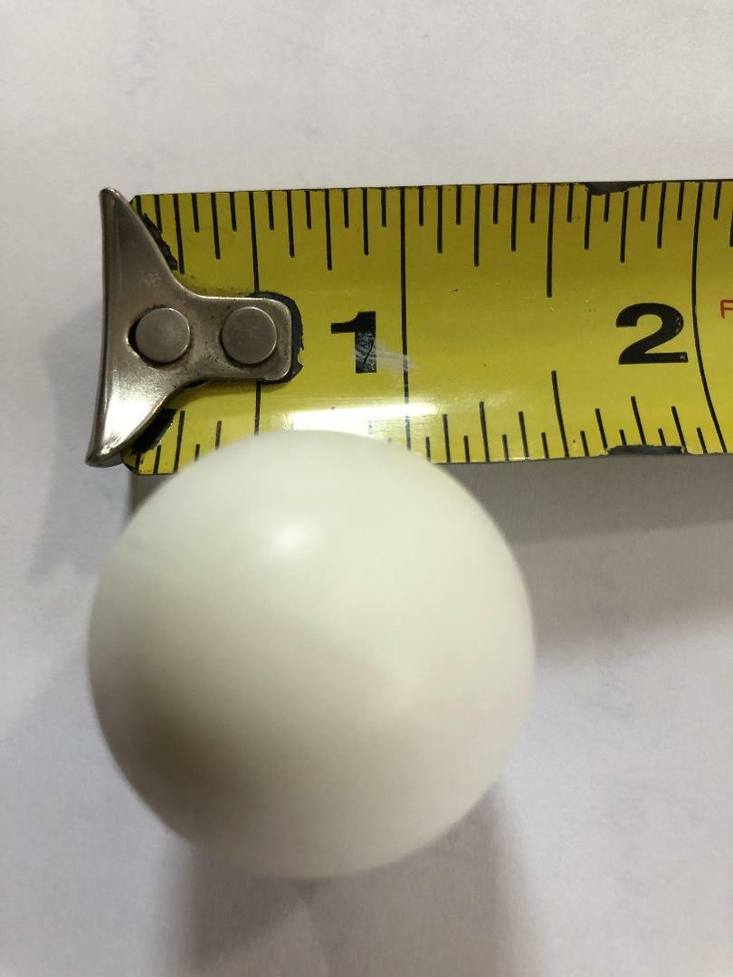 6x White Solid Plastic Pigeon Dove Eggs Dummy Eggs Improve Laying Survival Rate