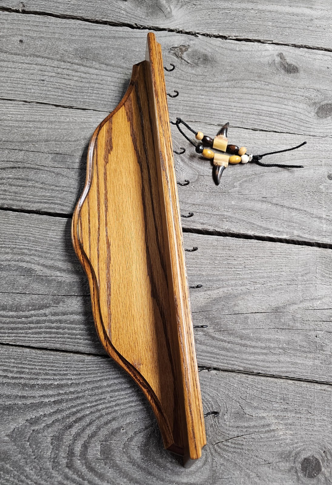 WILD TURKEY SPUR BEARD HUNTING MOUNT OAK 11 HOOK HOLDER TROPHY PLAQUE TAXIDERMY