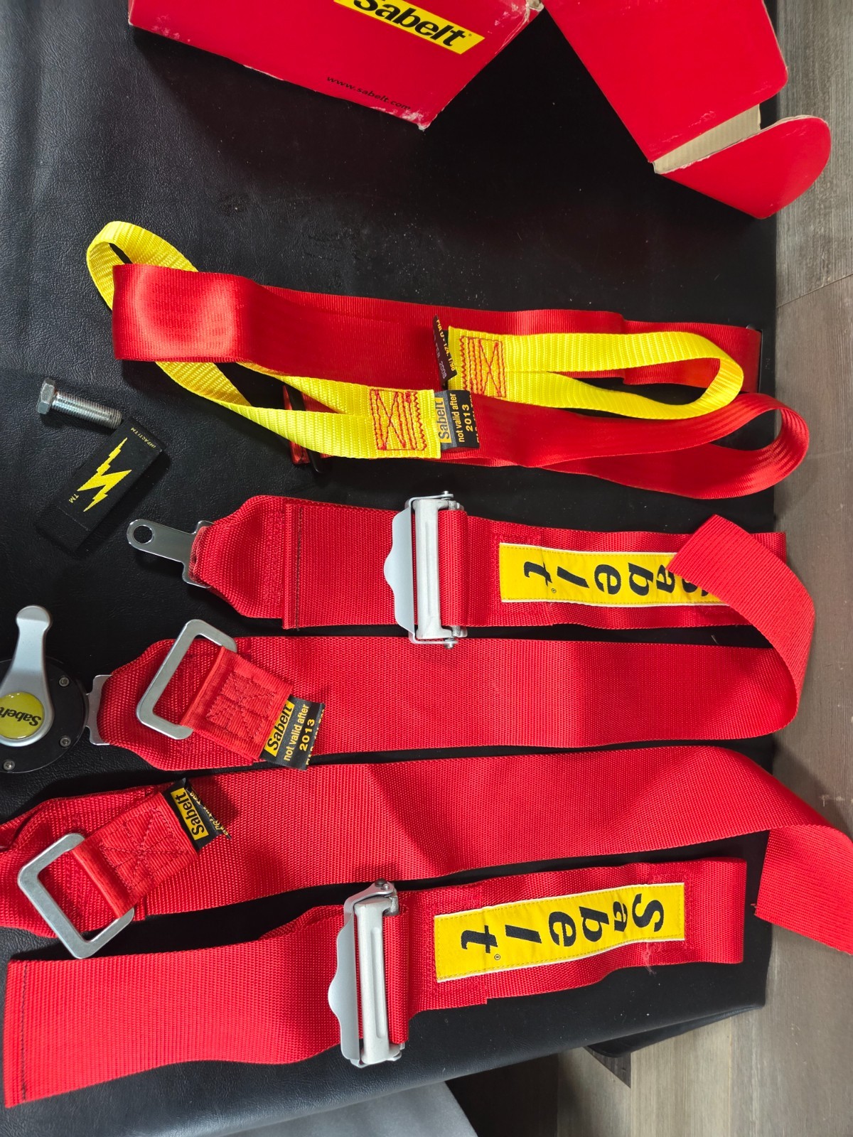 Sabelt Racing Harness 6 Point Red