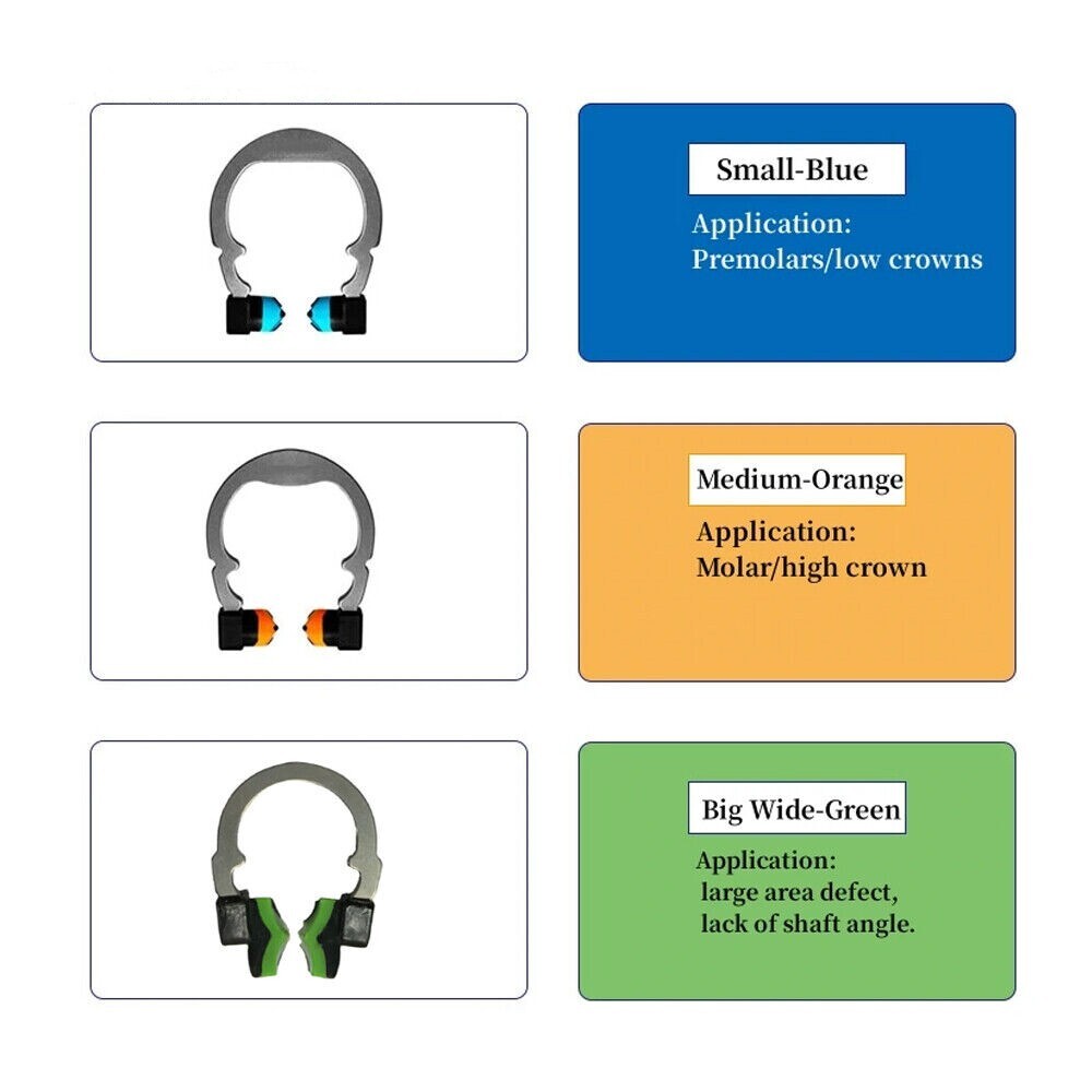 Dental Matrix Bands Ring Sectional Matrice Clamp Fit Garrison Palodent V3 System