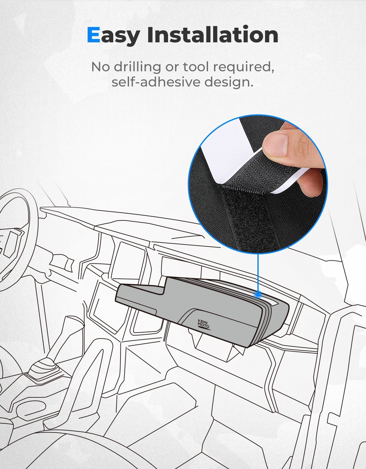 UTV Dashboard Bag Dash Storage Bag For Polaris General 1000/ XP 4 1000 2016-2024