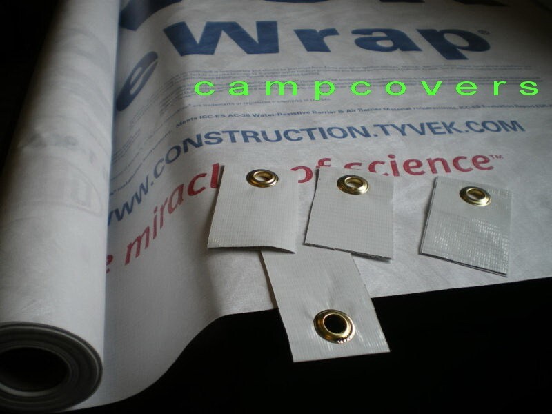 REI Kingdom 8 Tyvek Ground Sheet Tent Footprint KIT w/ 8 Grommet Tabs