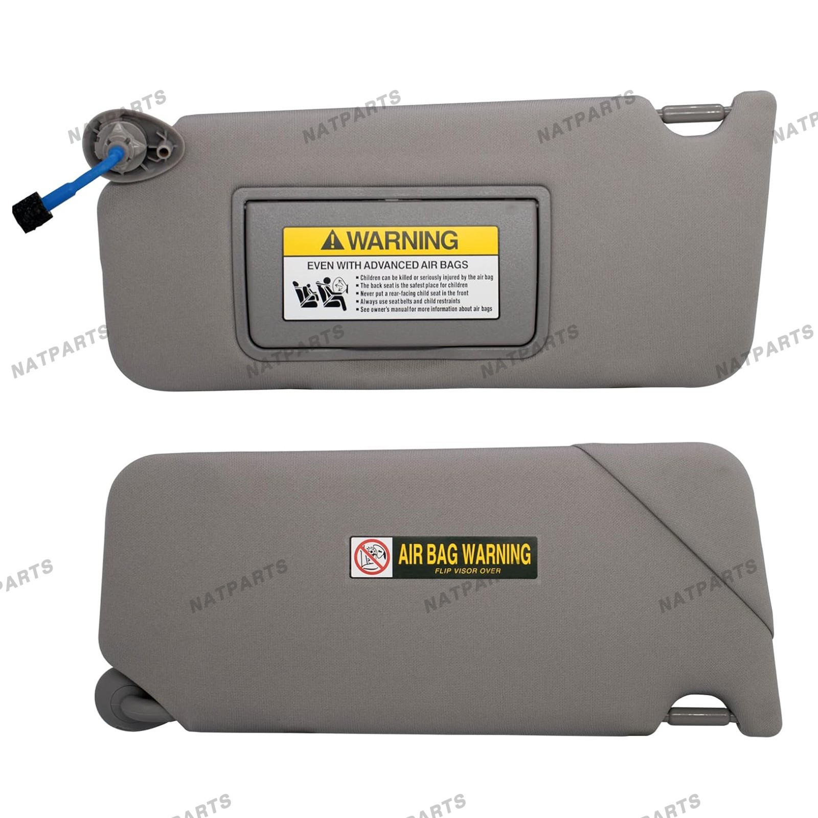 Left Driver Side Sun Visor W/Light For 2008-2017 Honda Accord 83280-TA5-A51ZA