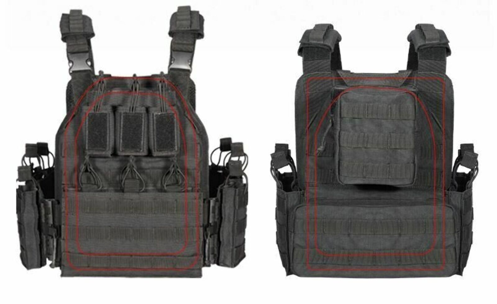 Urban Assault Camo 7 Tactical Vest Plate Carrier