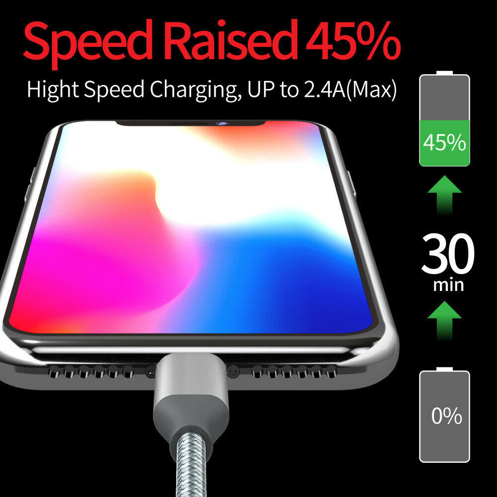 Fast Charger Cable Heavy Duty For iPhone 13 12 11 X XR 8 Charging Cord wholesale