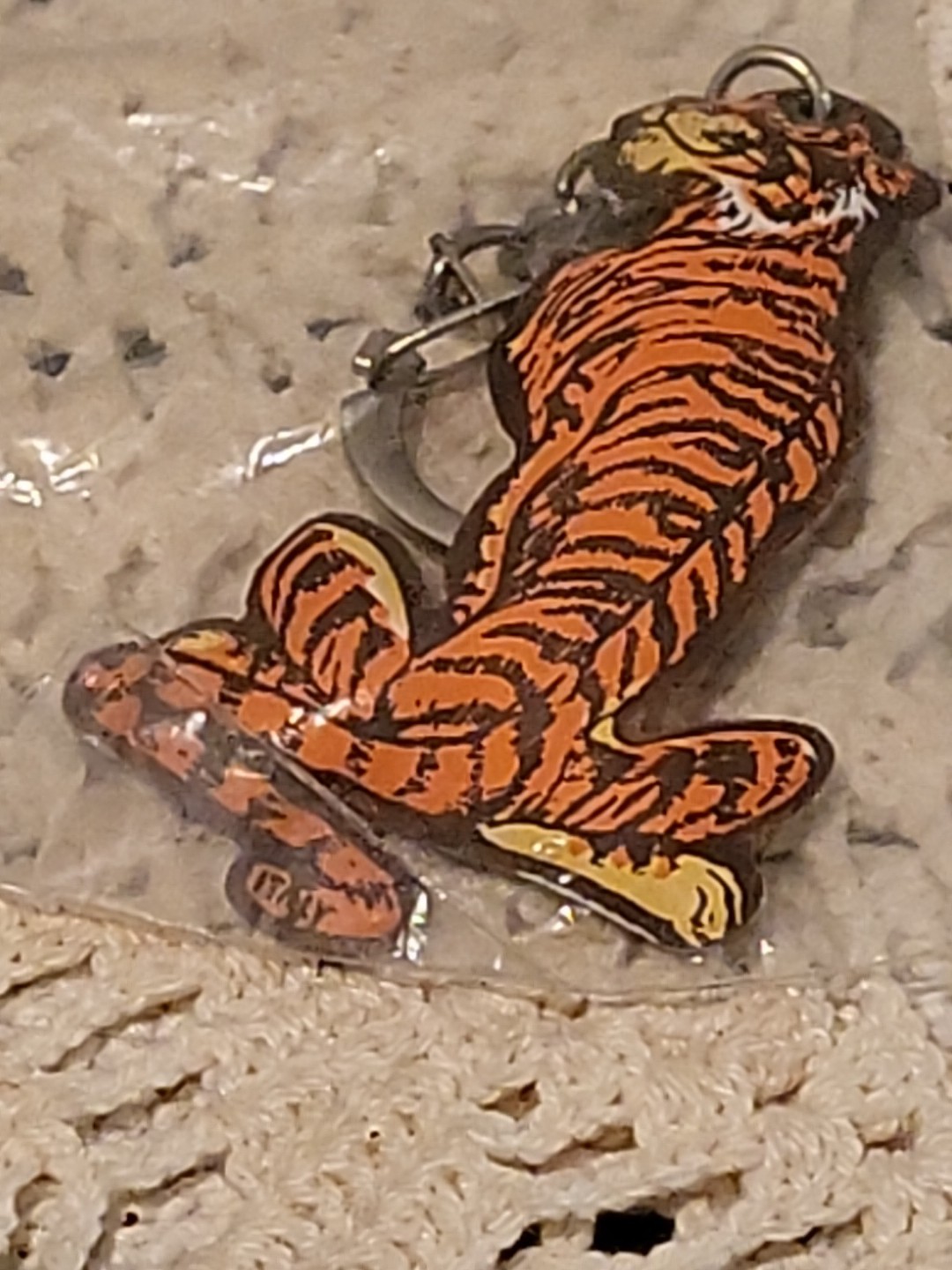 Vtg Esso Exxon Tiger in your Tank Keychains Advertising Sealed New Old Stock