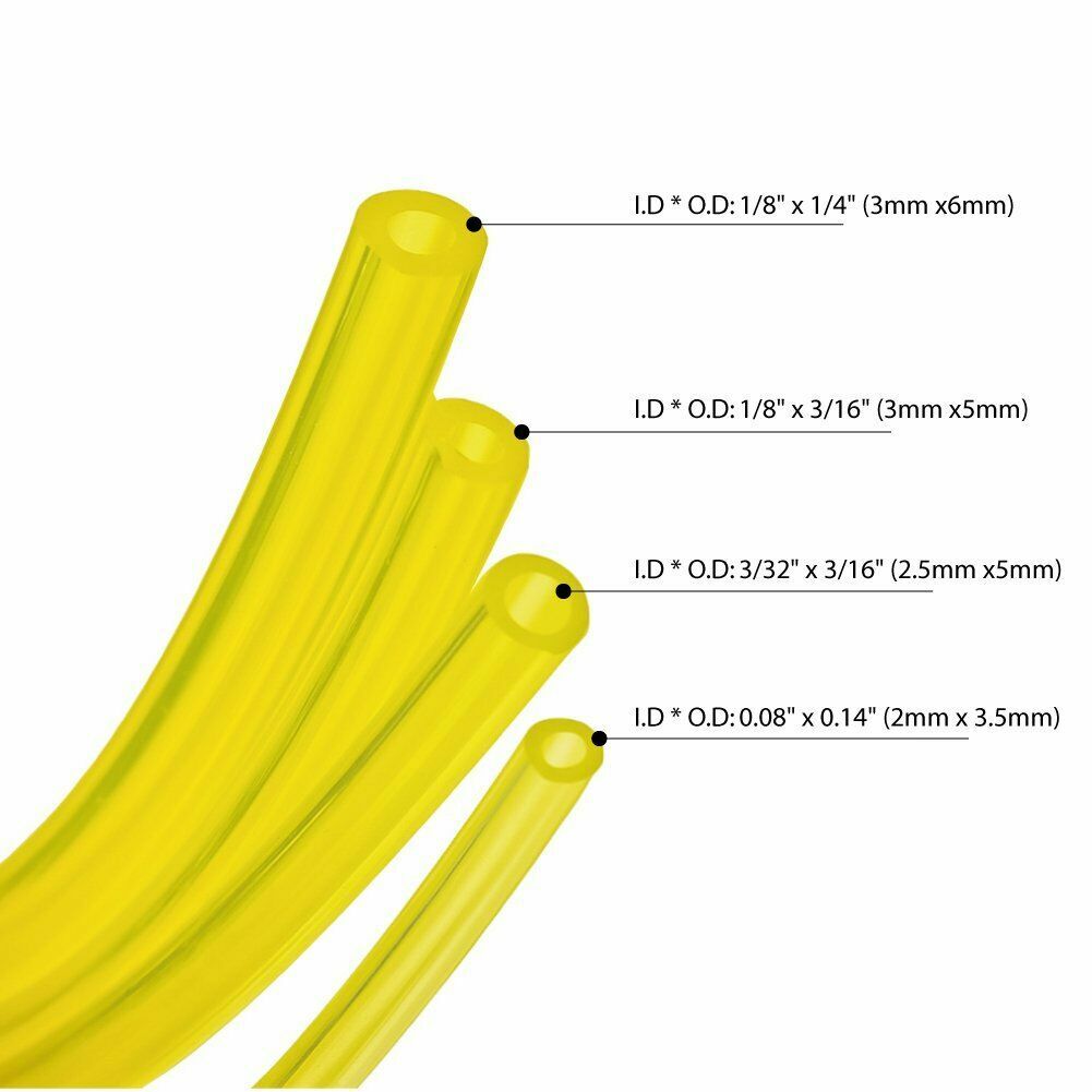 4 Sizes Tygon Fuel Filter Line Primer Bulb Kit Set For Poulan Weedeater Chainsaw