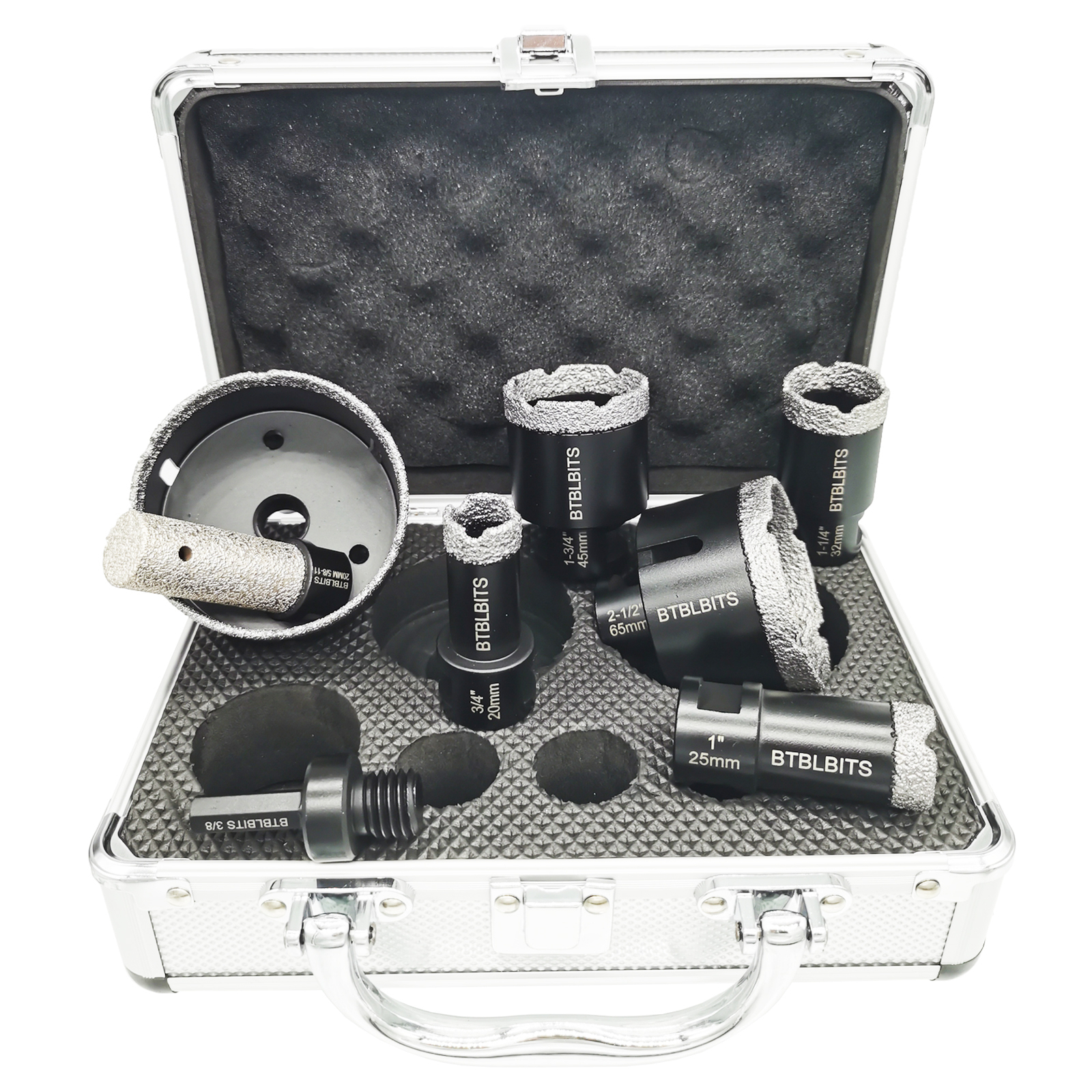 Diamond Core Drilling Bit Set Hole Saw Kit Ceramic Tile Porcelain Saw Cut Blades