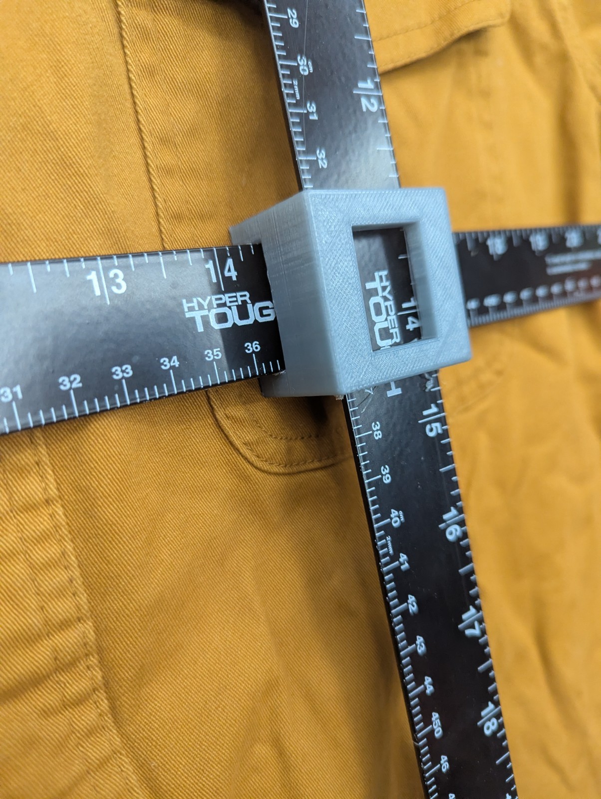 Plastic Yardstick Reseller Ruler Adapter Tool For clothing Quick Measurements