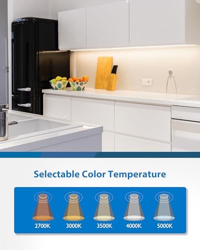 ” LED Direct Wire Under Cabinet Light with On/Off - Dimmable LED 9 Switch