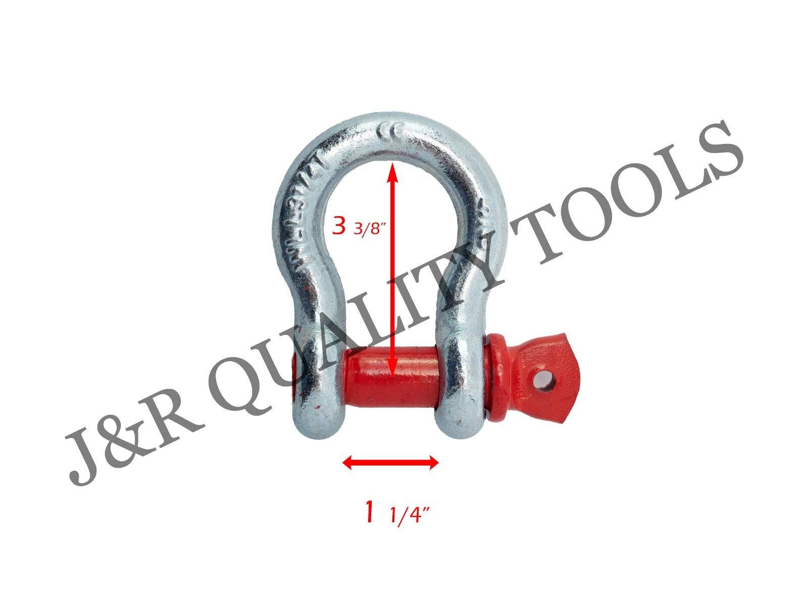 2PC 5/8" D Ring Bow Shackle Screw Pin Clevis Rigging Jeep Towing Recovery