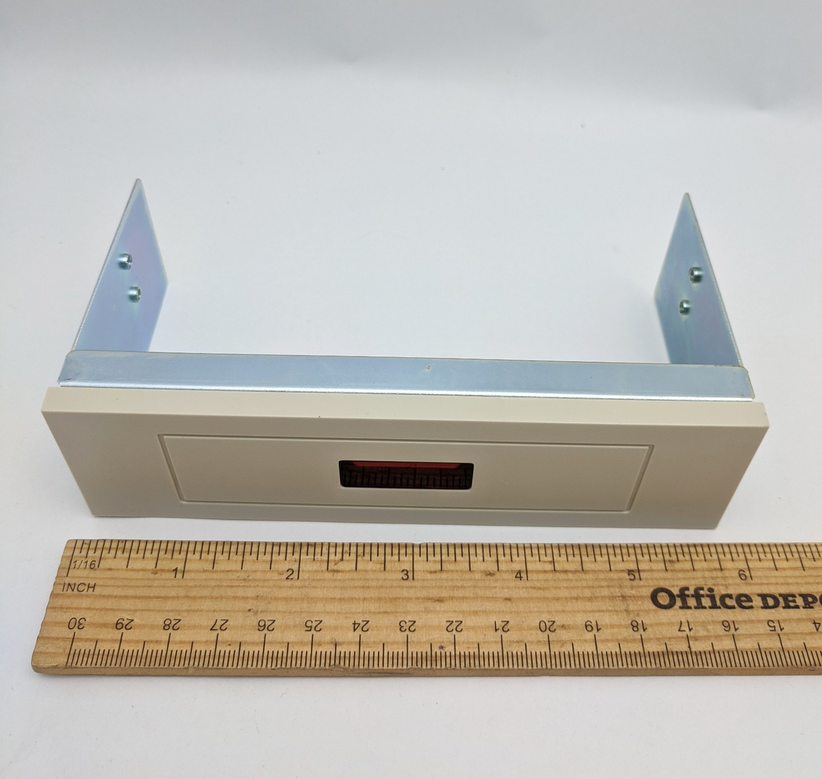 NEW PC Case 5.25" Front Panel Drive Bay Face Plate Cover w/ Red Window