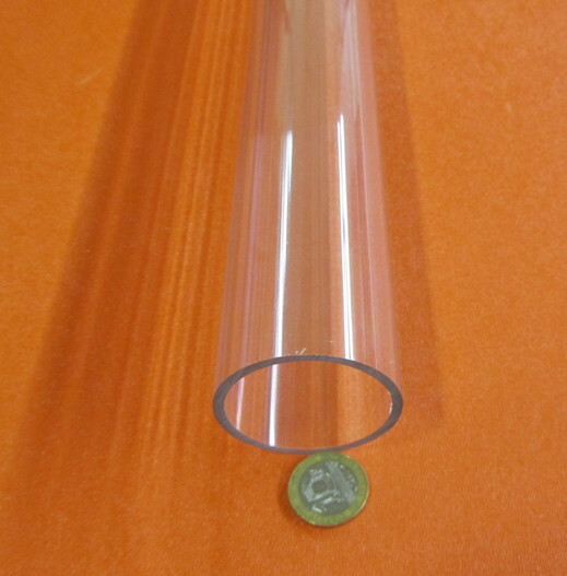 Polycarbonate Clear Round Tube / Tubing 2.00" x 1.75" (2.0" x 1 3/4")-946