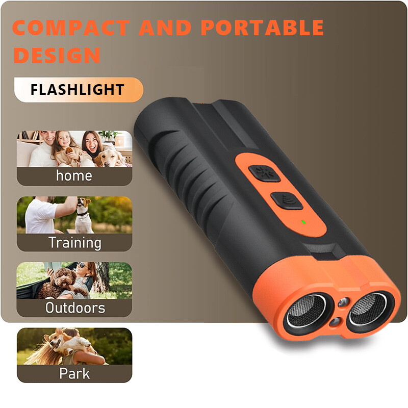 Dog Barking Deterrent Device Portable Ultrasonic Bark Control Repeller Silencer