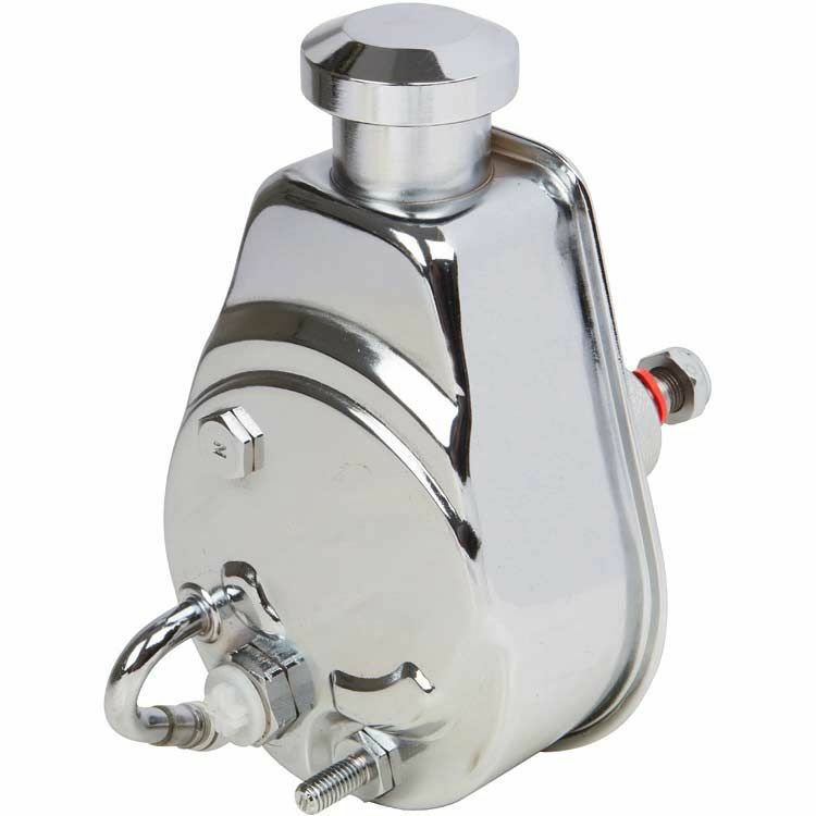 Saginaw Power Steering Pump Chrome Keyway Style Chevy Ford GM Chrysler P Series