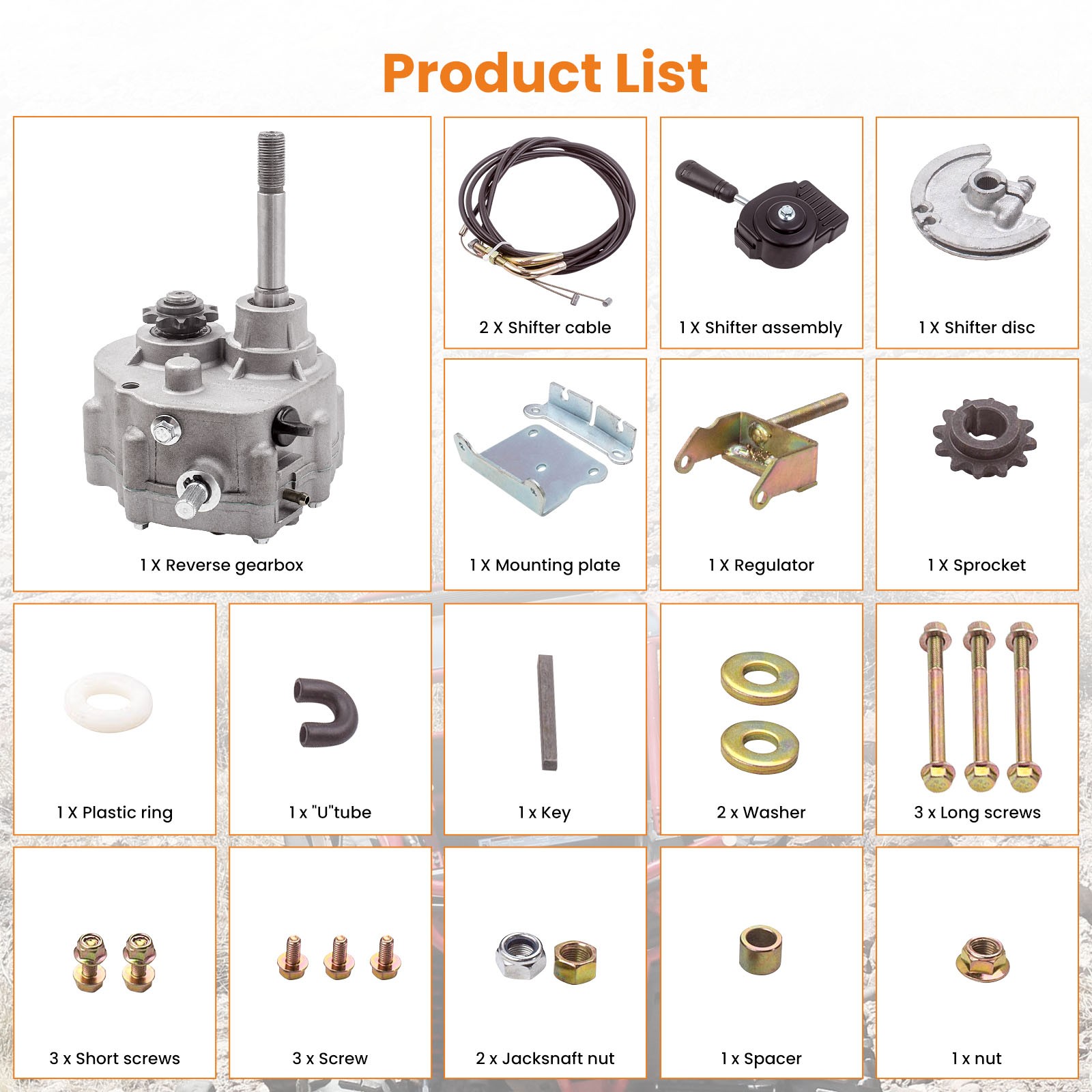 30 Series Torque Converter Go Kart Forward Reverse Gearbox Kit -13HP Engine Set