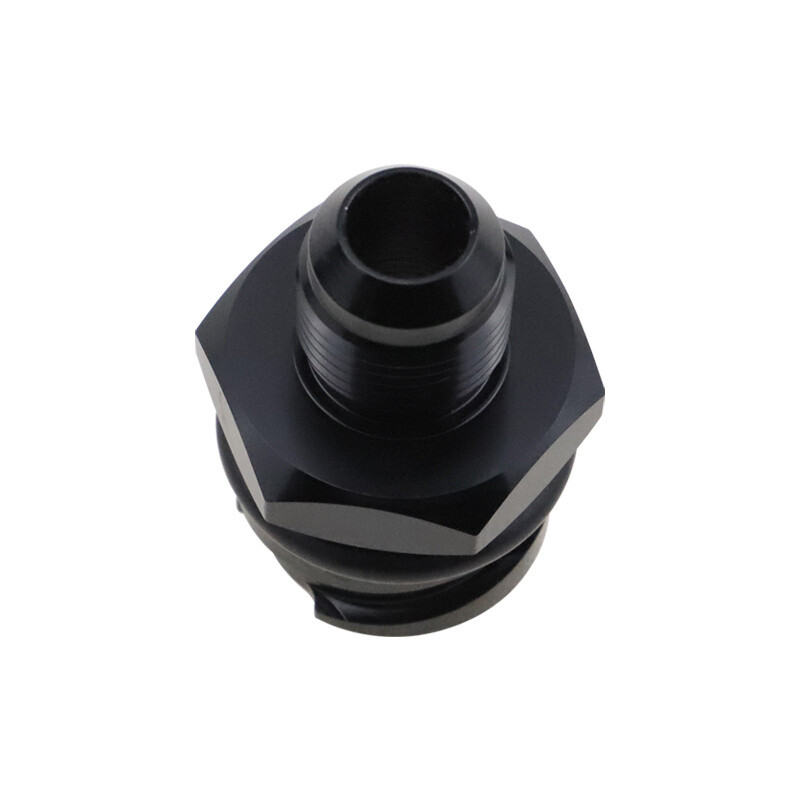 Billet Black Valve Cover Oil Cap w/ -10 AN Fitting for LSX LS1/LS6/LS2/LS3/LS7