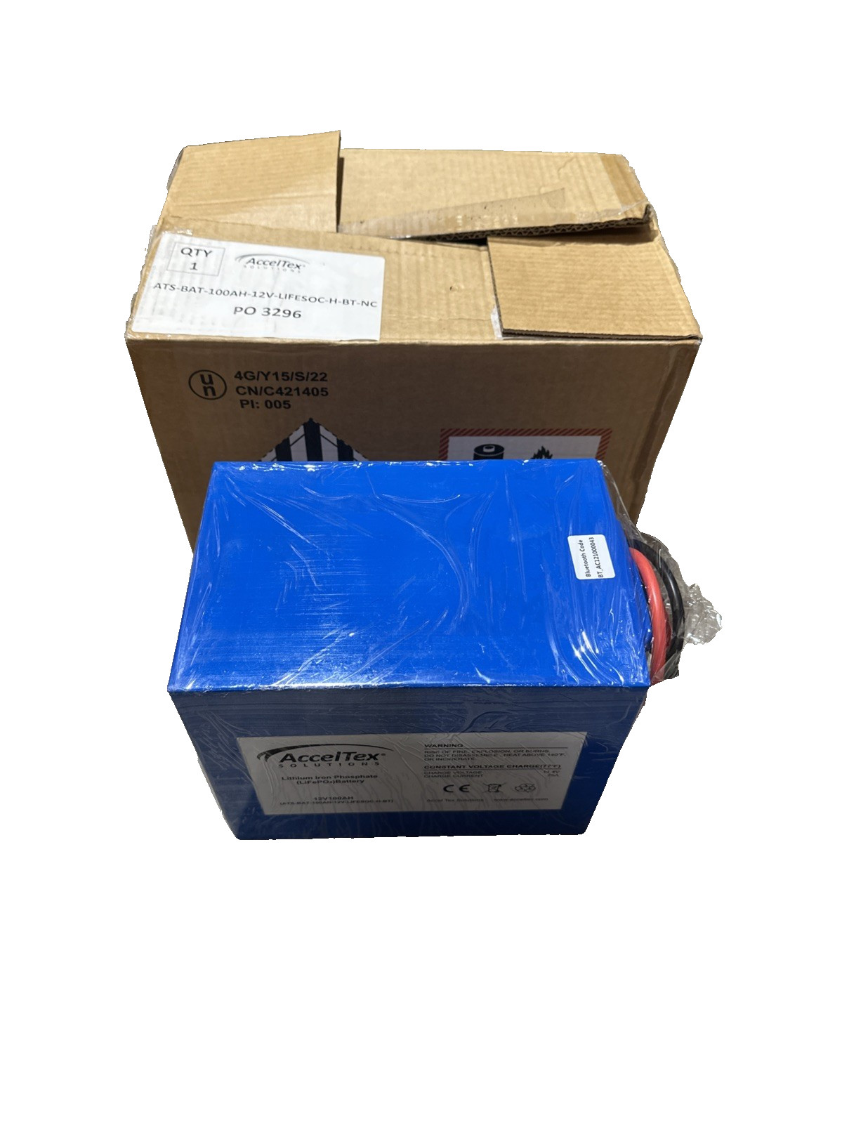 🔴2X ATS-BAT-100AH-12V-LIFESOC-H-BT Heated LiFePO4 Solar RV Battery 12V 100Ah‼️A