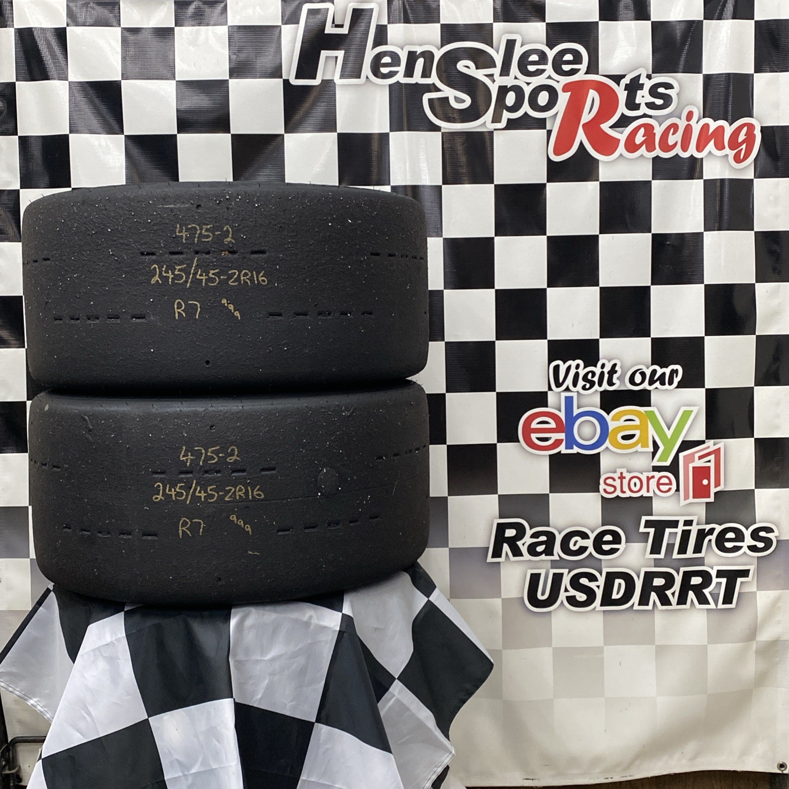 475-2 USDRRT HOOSIER DOT    Road Race Tires   245/45-ZR16  R7