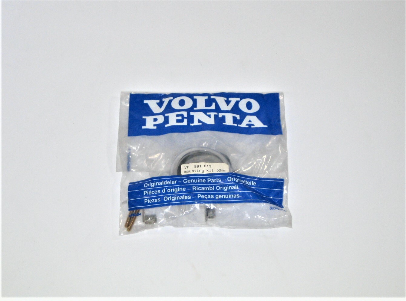 Volvo Penta 881613 Marine D Series OEM 52mm Chrome Bezel Brace Mounting Kit NEW
