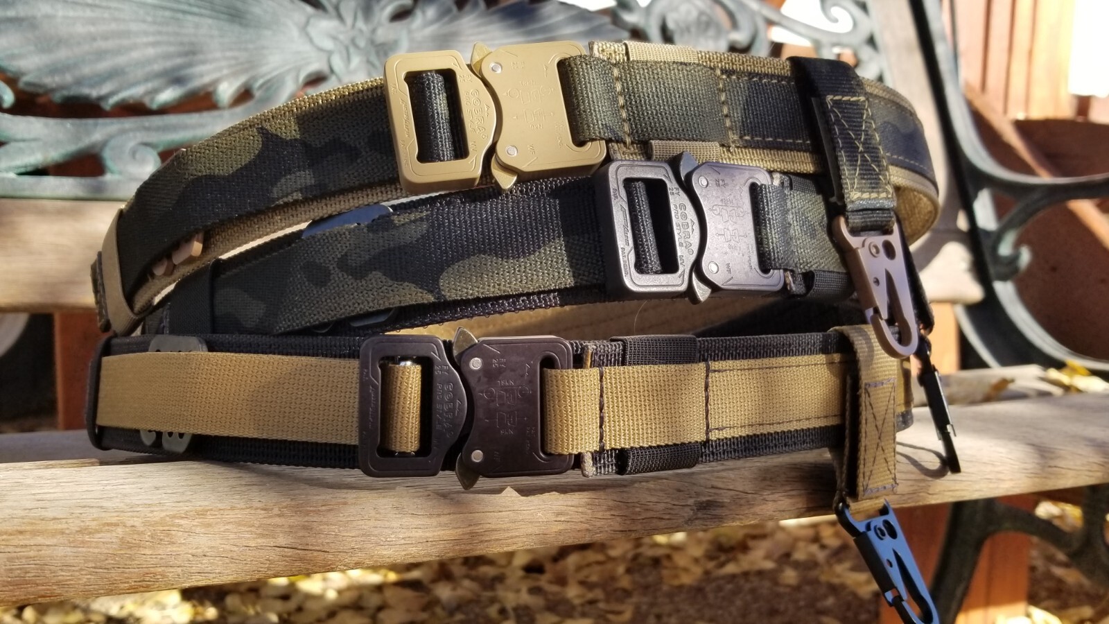 SHEPHERD "COBRA BUCKLE" BELT - Double Layer 2-Ply - CCW, TACTICAL, MILITARY BELT