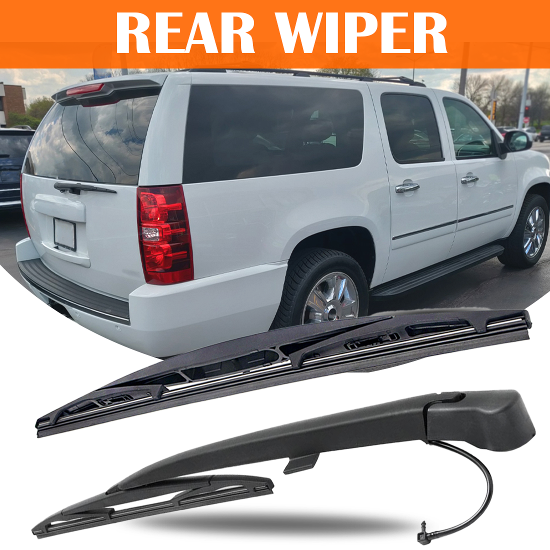 SET NEW OEM Quality Rear WIPER Blade and Arm For Chevrolet Tahoe 2007-2014