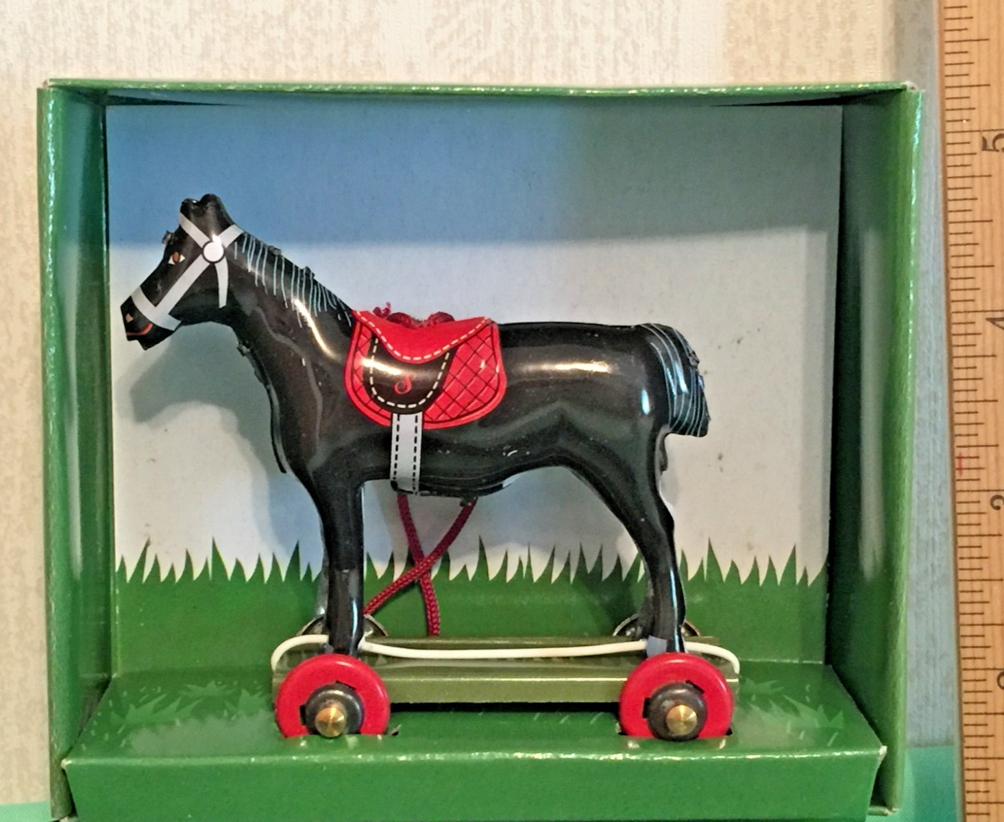 SCHYLLING Penny Toy - Tin Metal HORSE - NIB (S85)