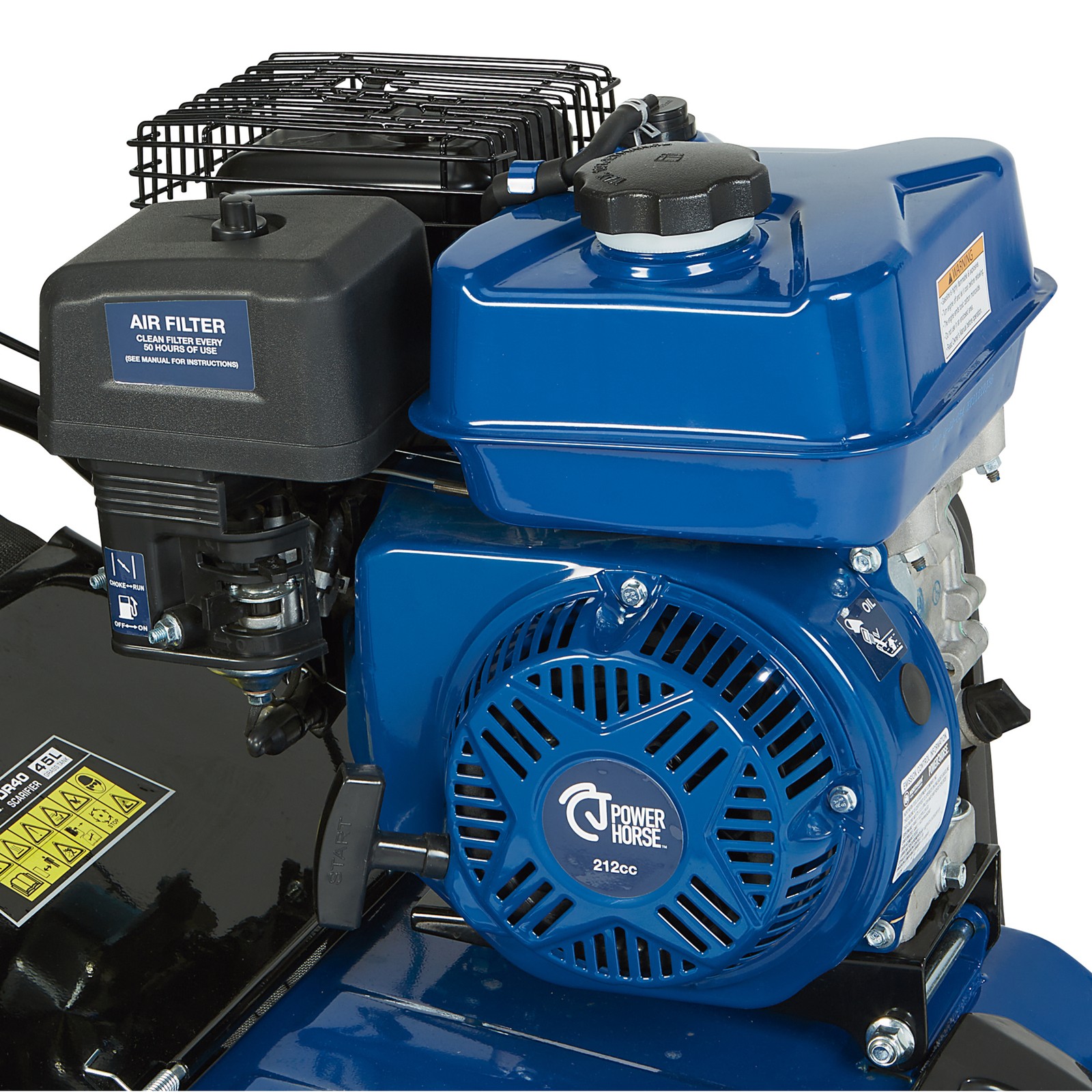 Powerhorse 2-in-1 Gas Dethatcher/Scarifier with 212cc Engine