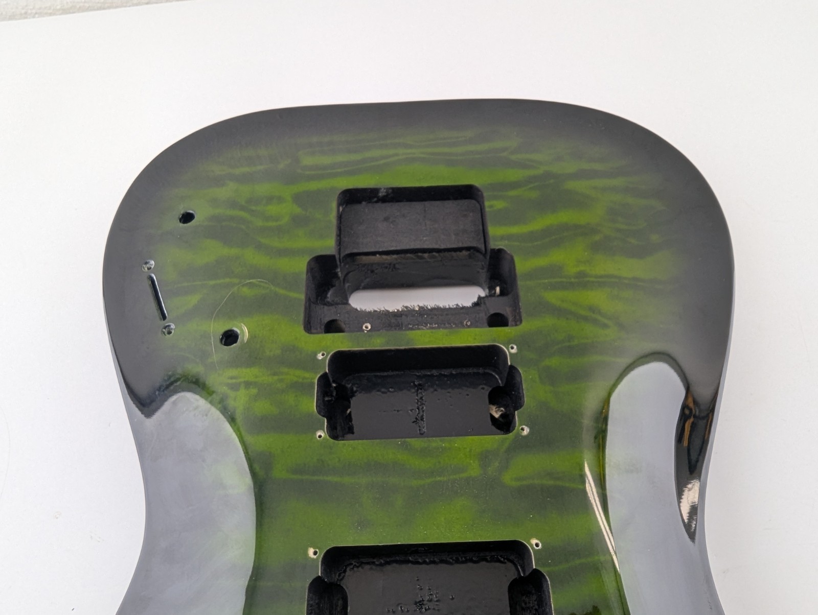 Jackson JS32 Dinky DKA Guitar Body Floyd Rose Quilt Green 2023