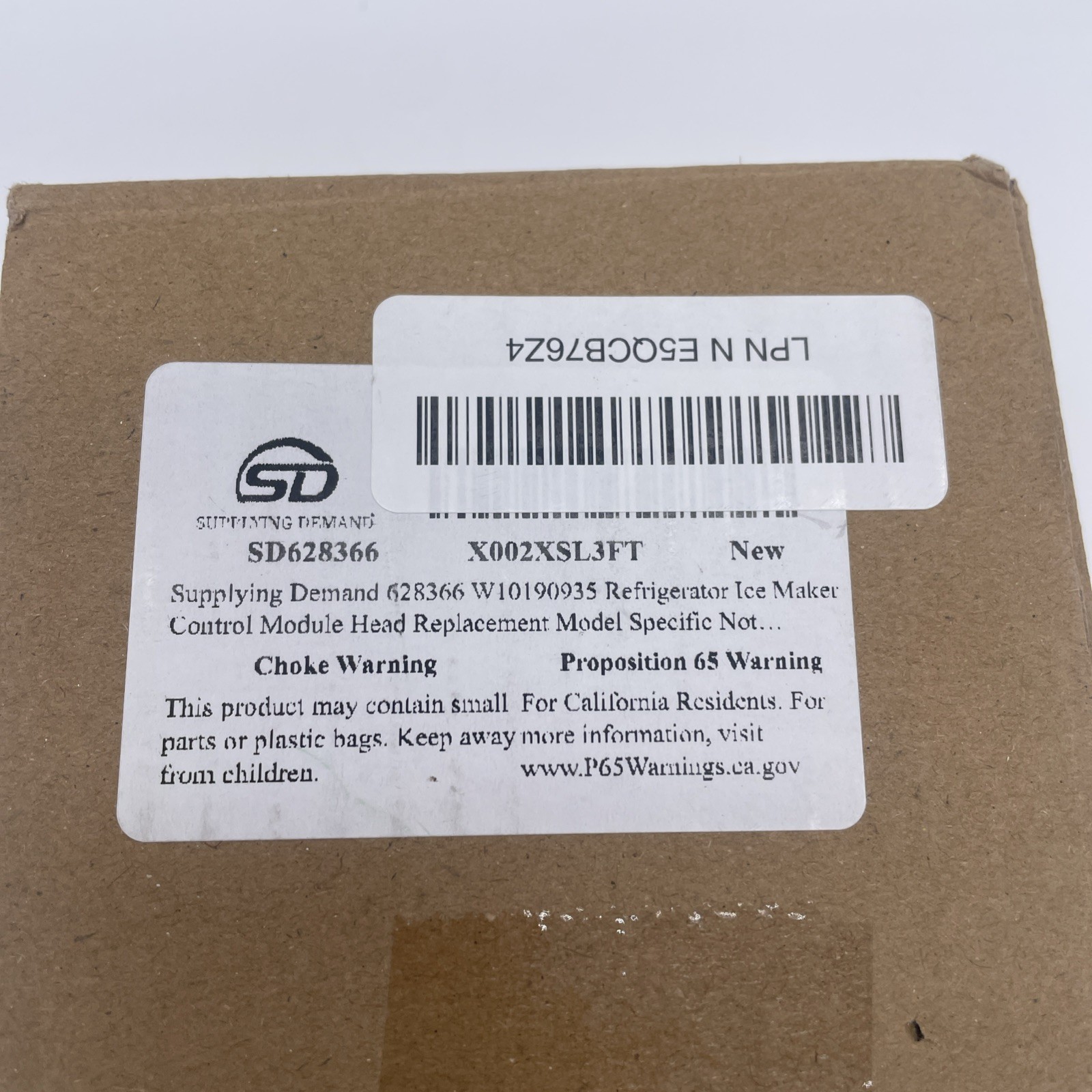 Refrigerator Icemaker Control Module For W10190935 Whirlpool