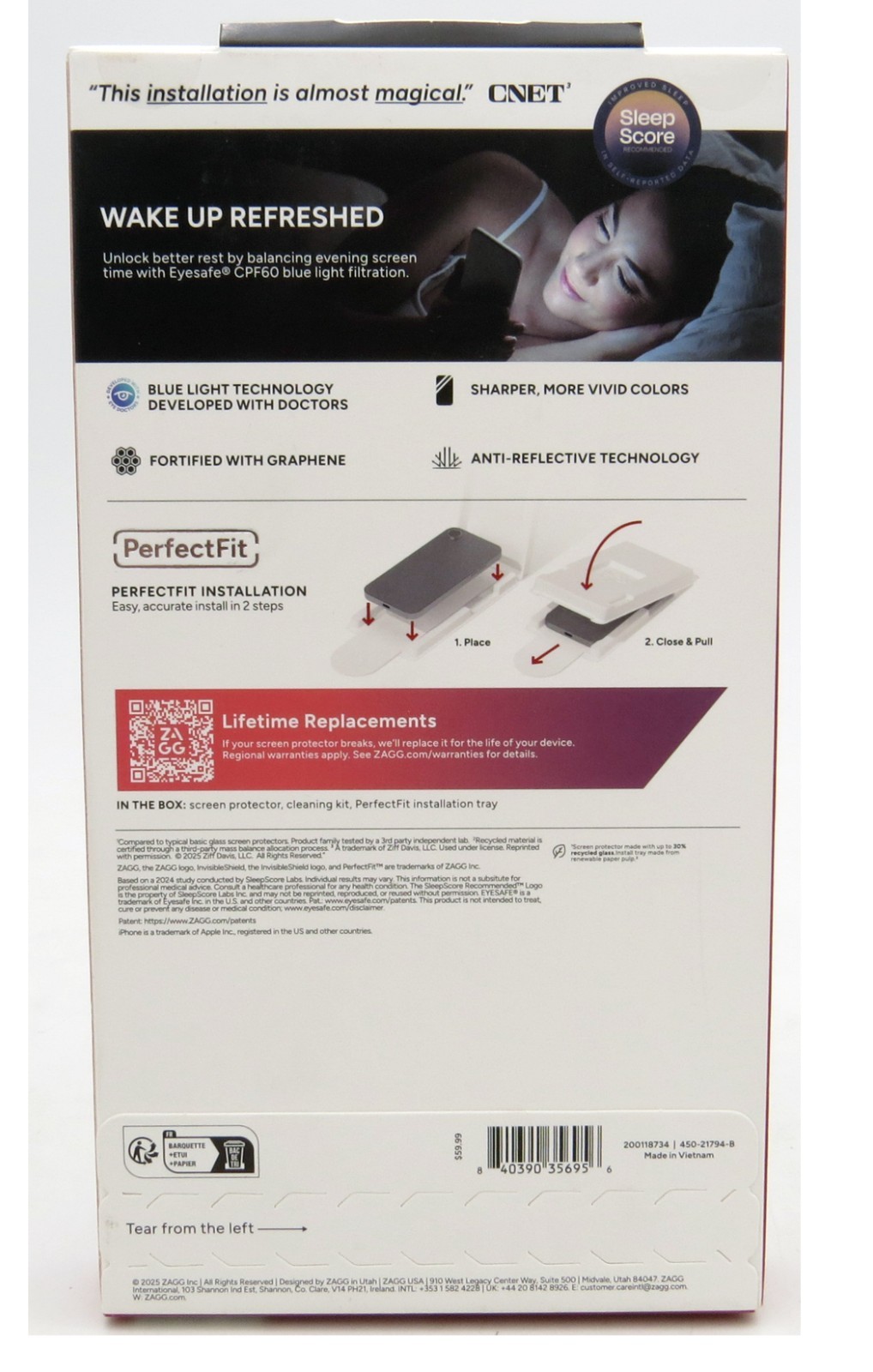 ZAGG InvisibleShield XTR5 Screen Protector For Apple iPhone 17 Pro Max New