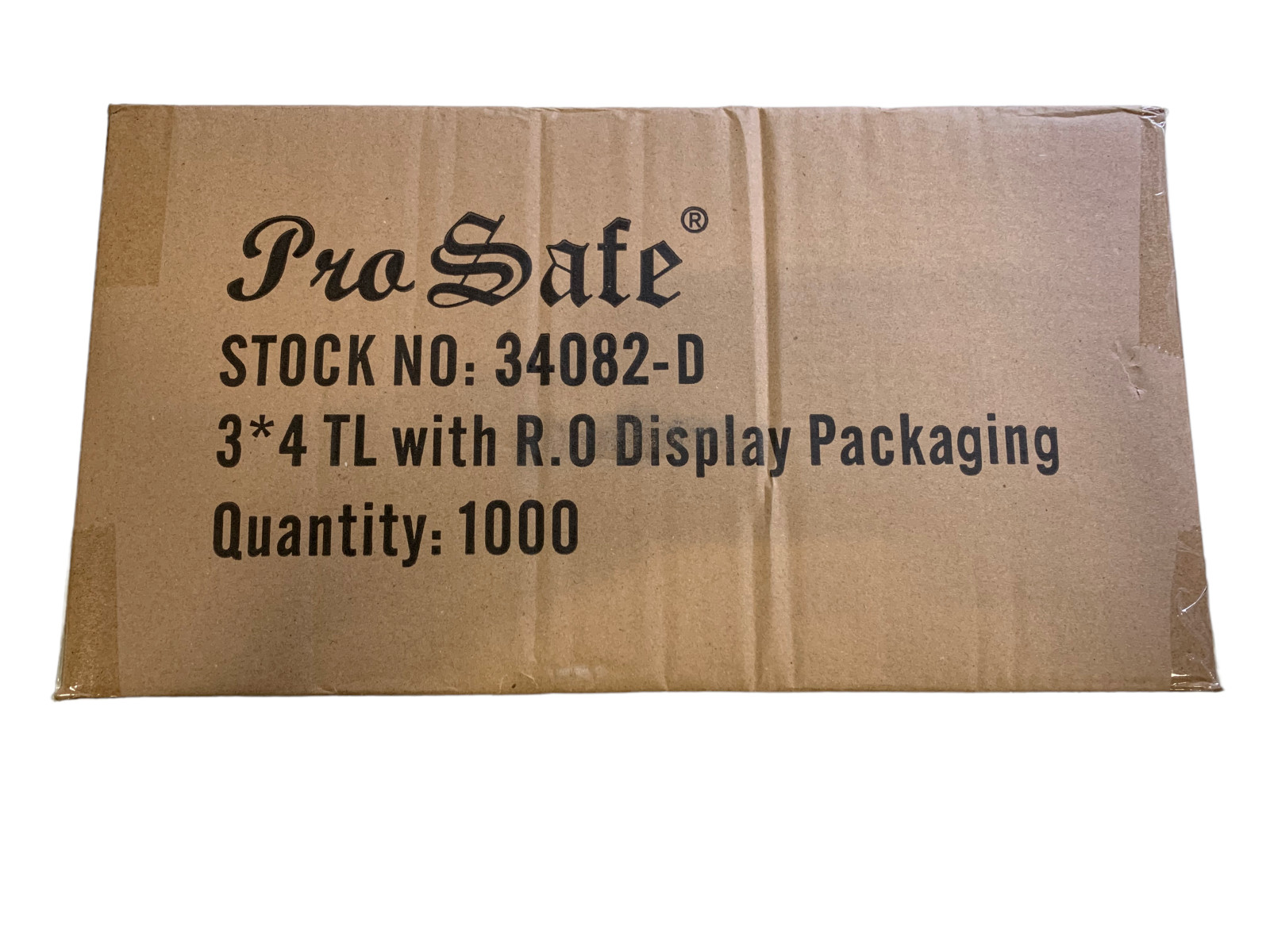 1000 Pro Safe 3x4 Sports Card regular Toploaders 1 case 34082-D New top loaders