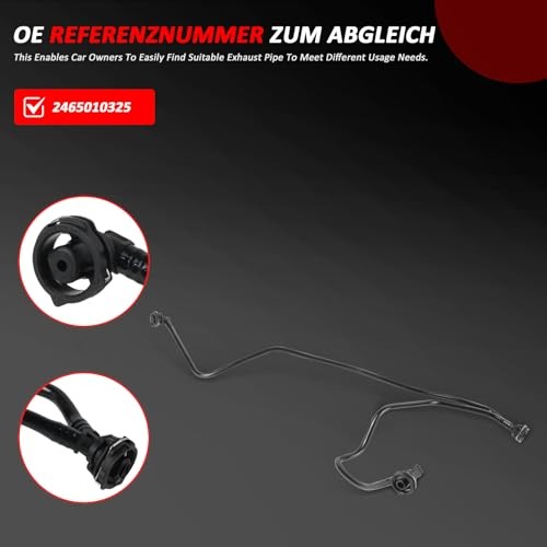 2465010325 Radiator Overflow Hose Vent Line 2012-2023 For Benz CLA250 GLA45