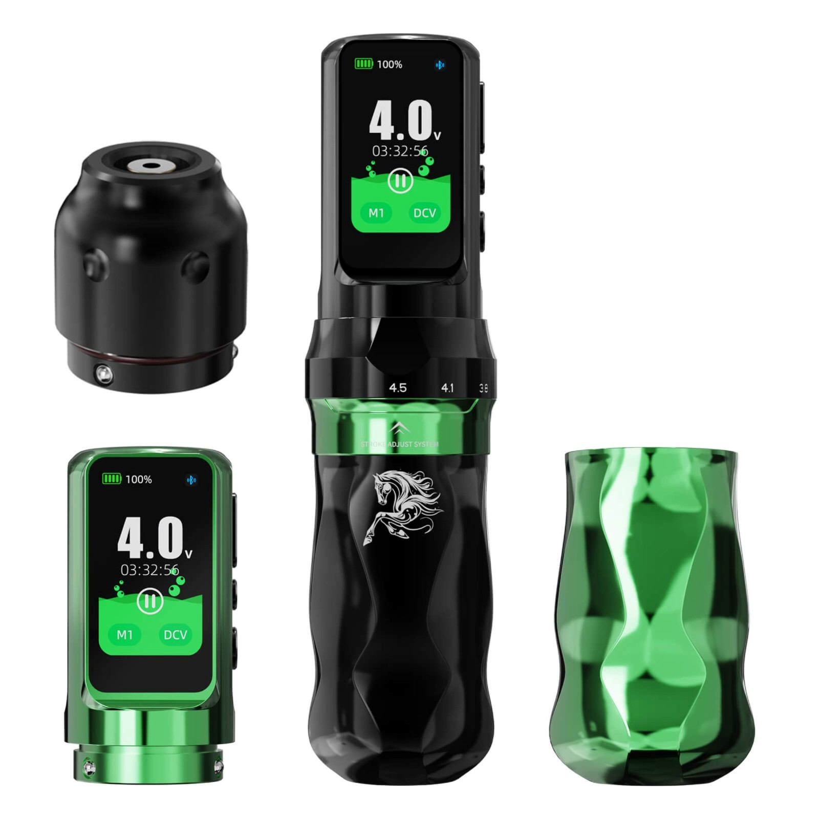 Fold Pro Year of the Horse Edition Wireless Tattoo Pen Machine 2.5-4.5mm 7 Adjus