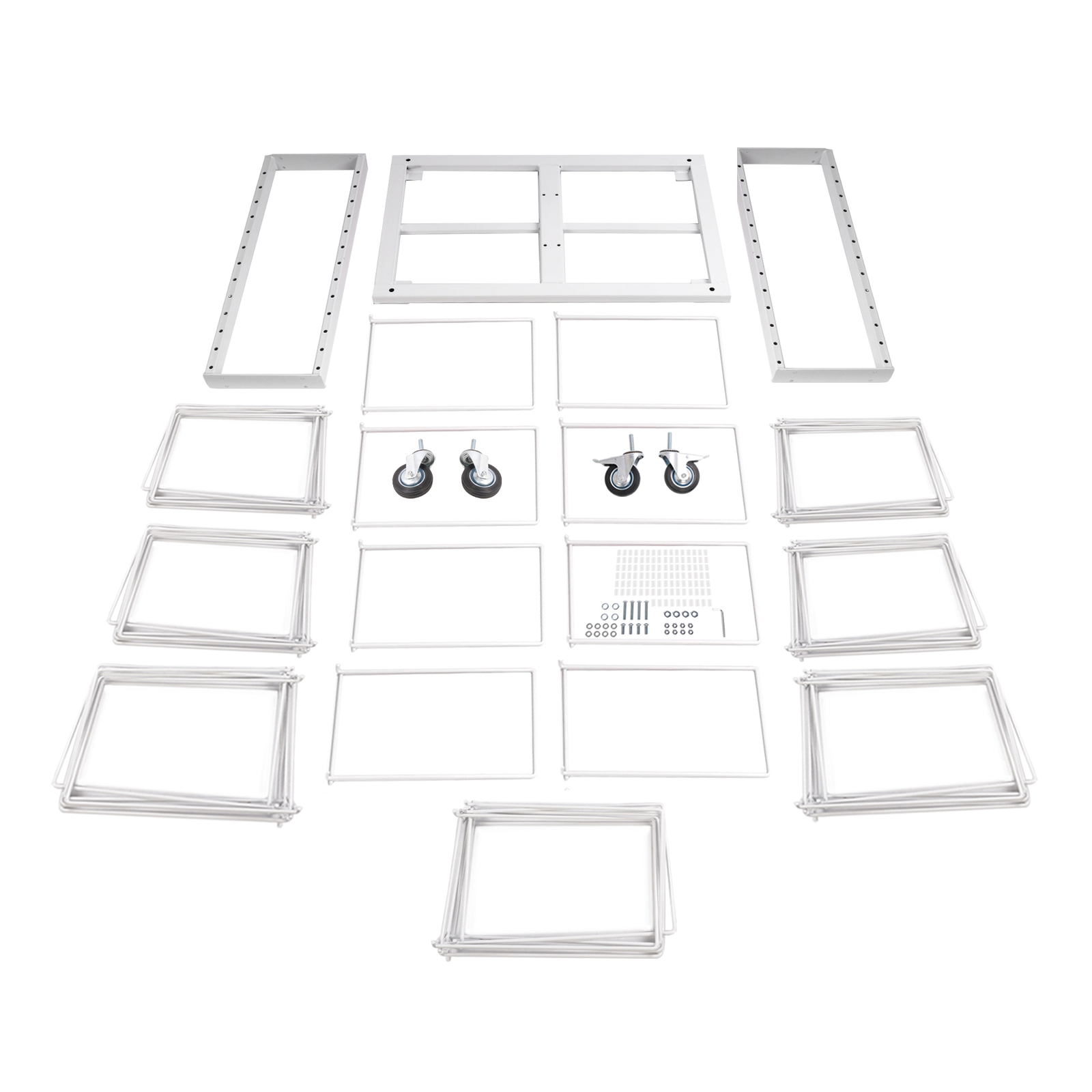 50 shelves 4 Casters Art Drying Rack Drying Stand For Doors/Shelves/Paint Shops