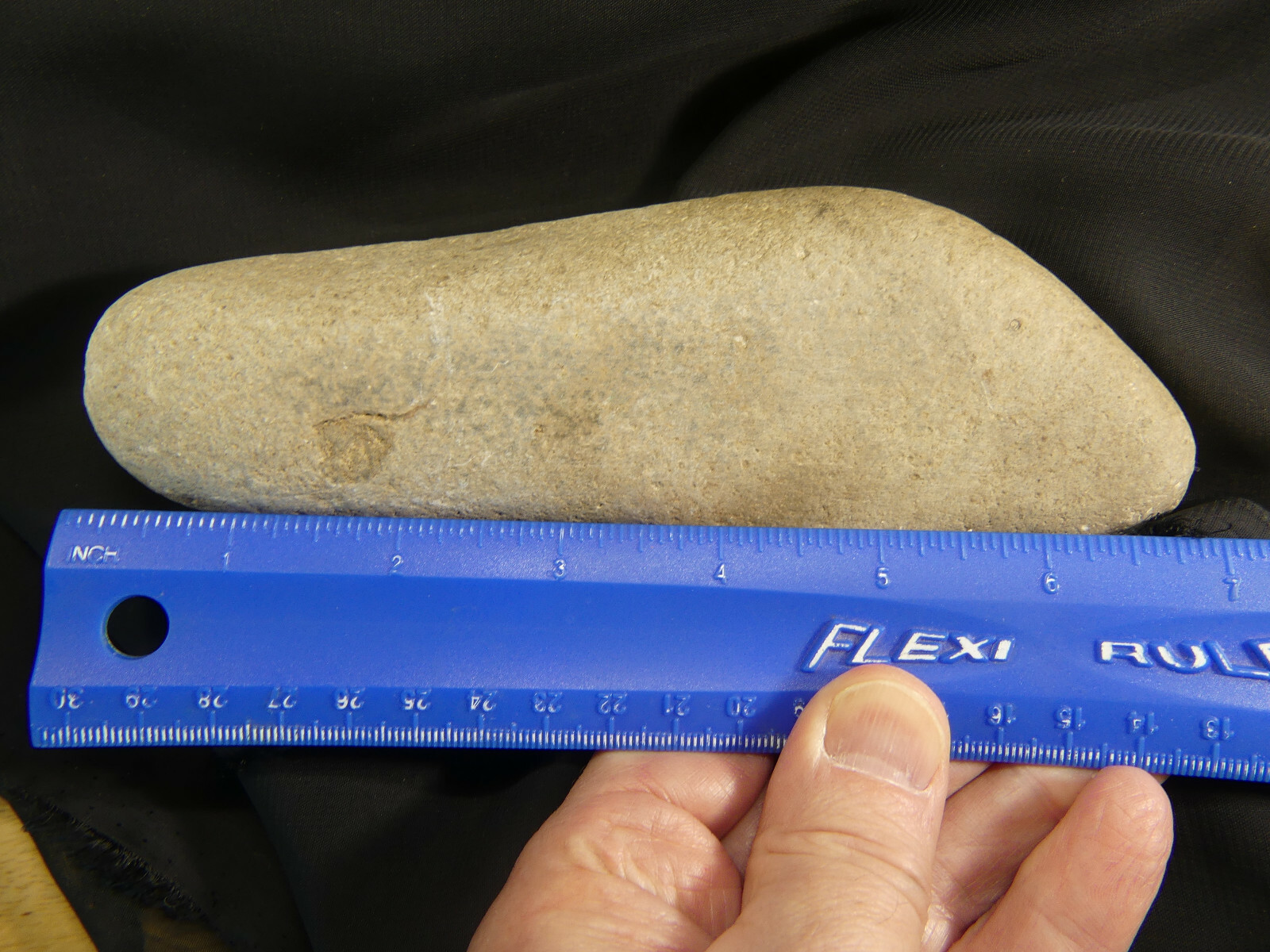 XLG Mortar & Pestle. Native American Calif. Yokut People, Sierra Nevada. AACA