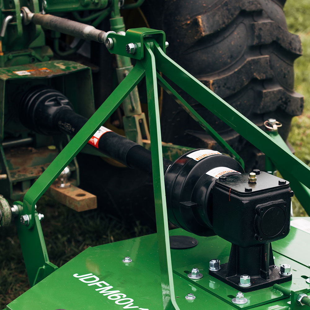 Titan Attachments 72" Rear-Mounted Finish Mower, Cat 1 Tractor Accessory