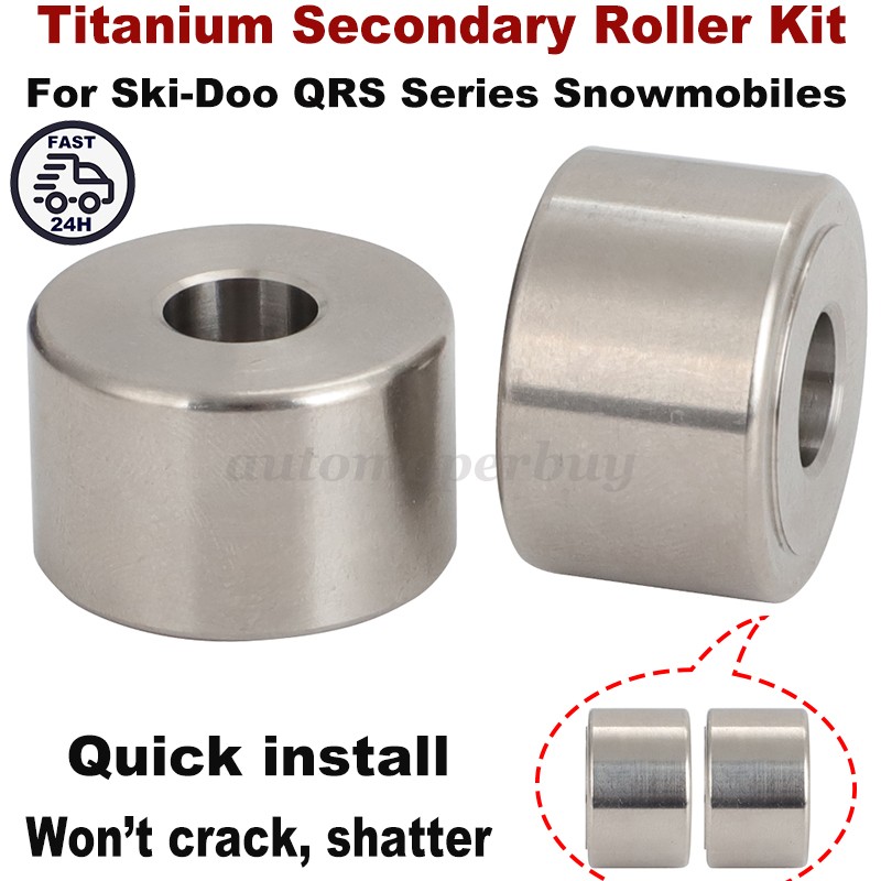 Titanium Secondary Clutch Rollers Kit For Ski Doo QRS 600 800 850s Snowmobiles