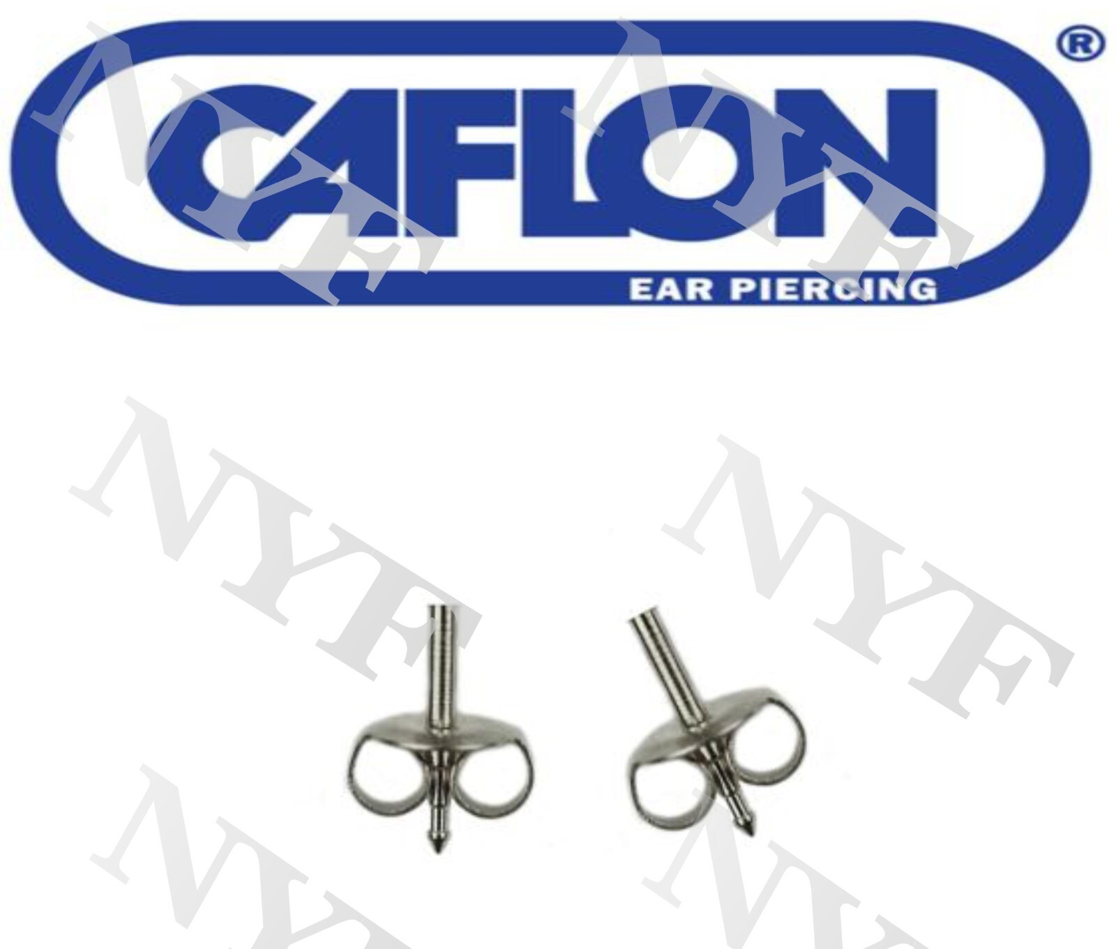 Ear Piercing Earring Studs 1 pr or 12 prs Caflon Studex Sterile Surgical Steel