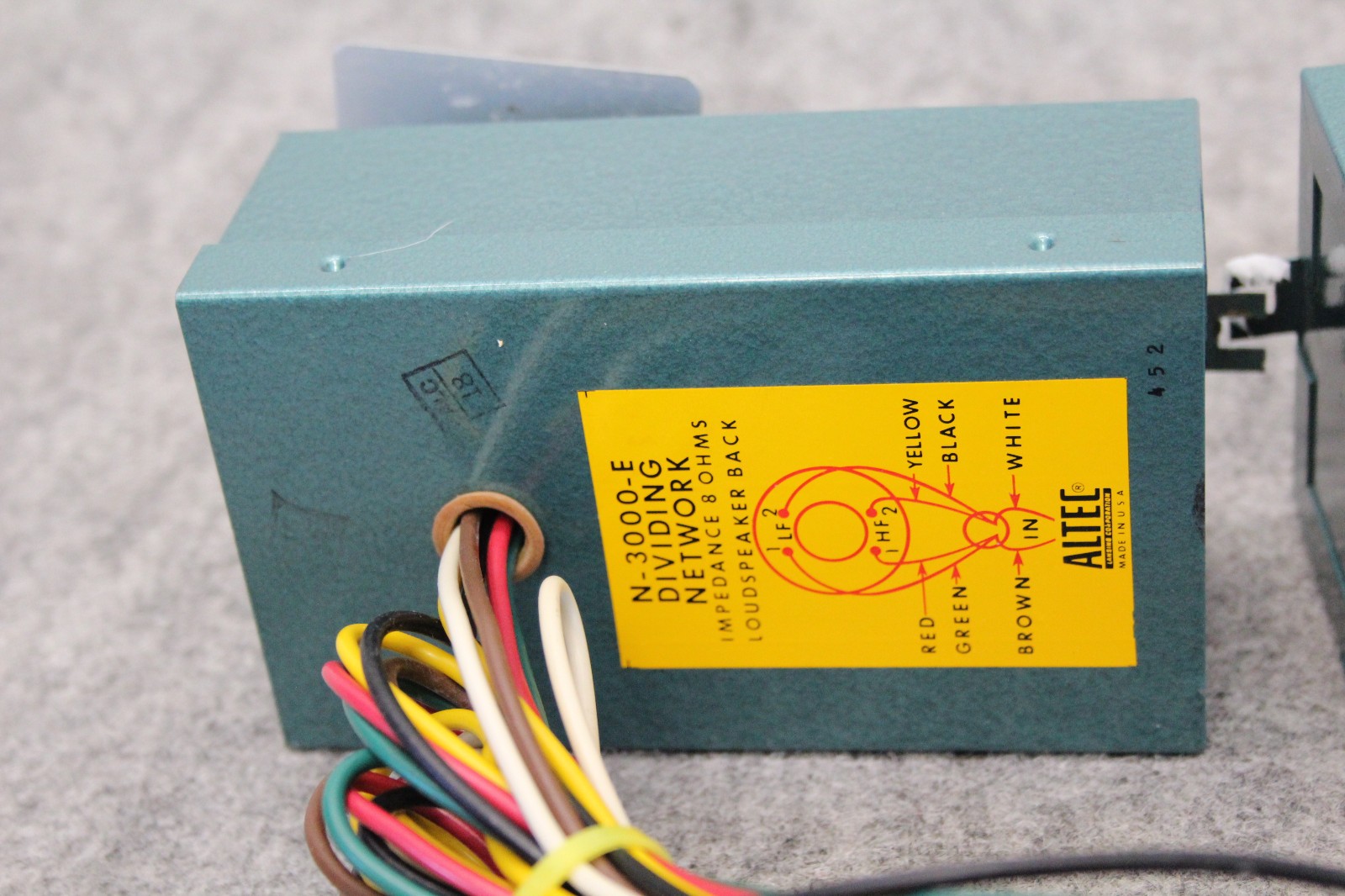 PAIR Altec N-3000-E 2-Way Crossovers Dividing Network 601C