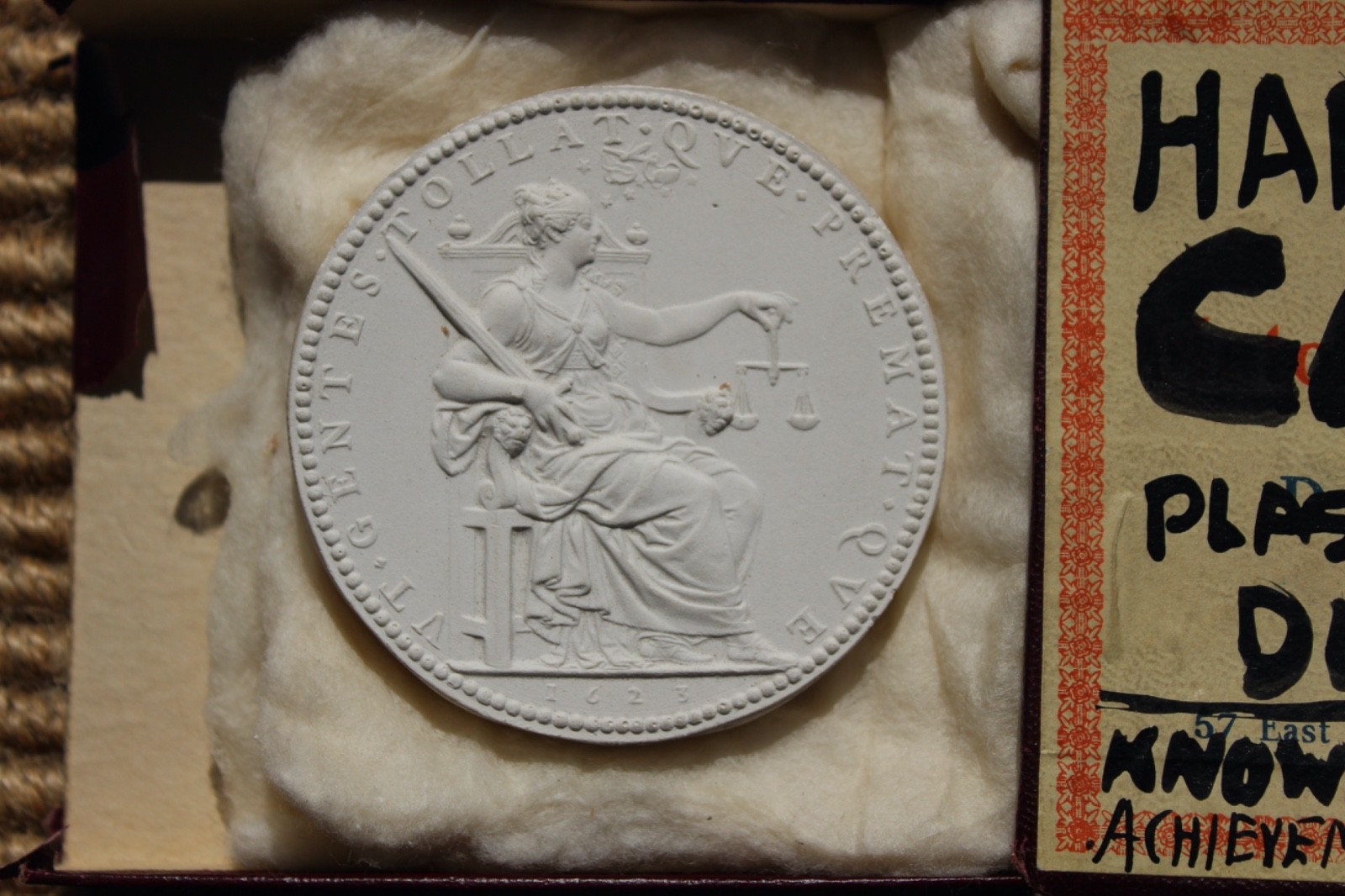 Art Medals Bronze Plaster CAST - SIGNED By Victor Brenner RARE - One Of A Kind!