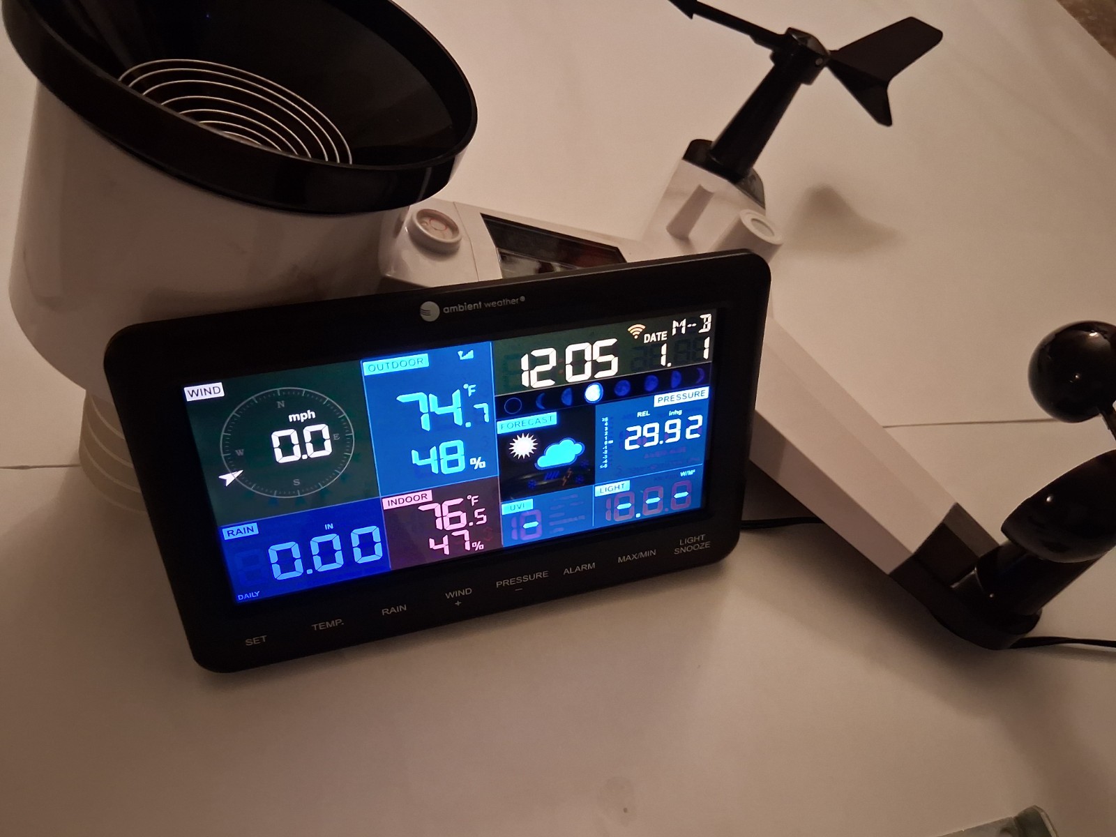 Ambient Weather WS-2902D Wi-Fi Smart Weather Station With Display Console - !!