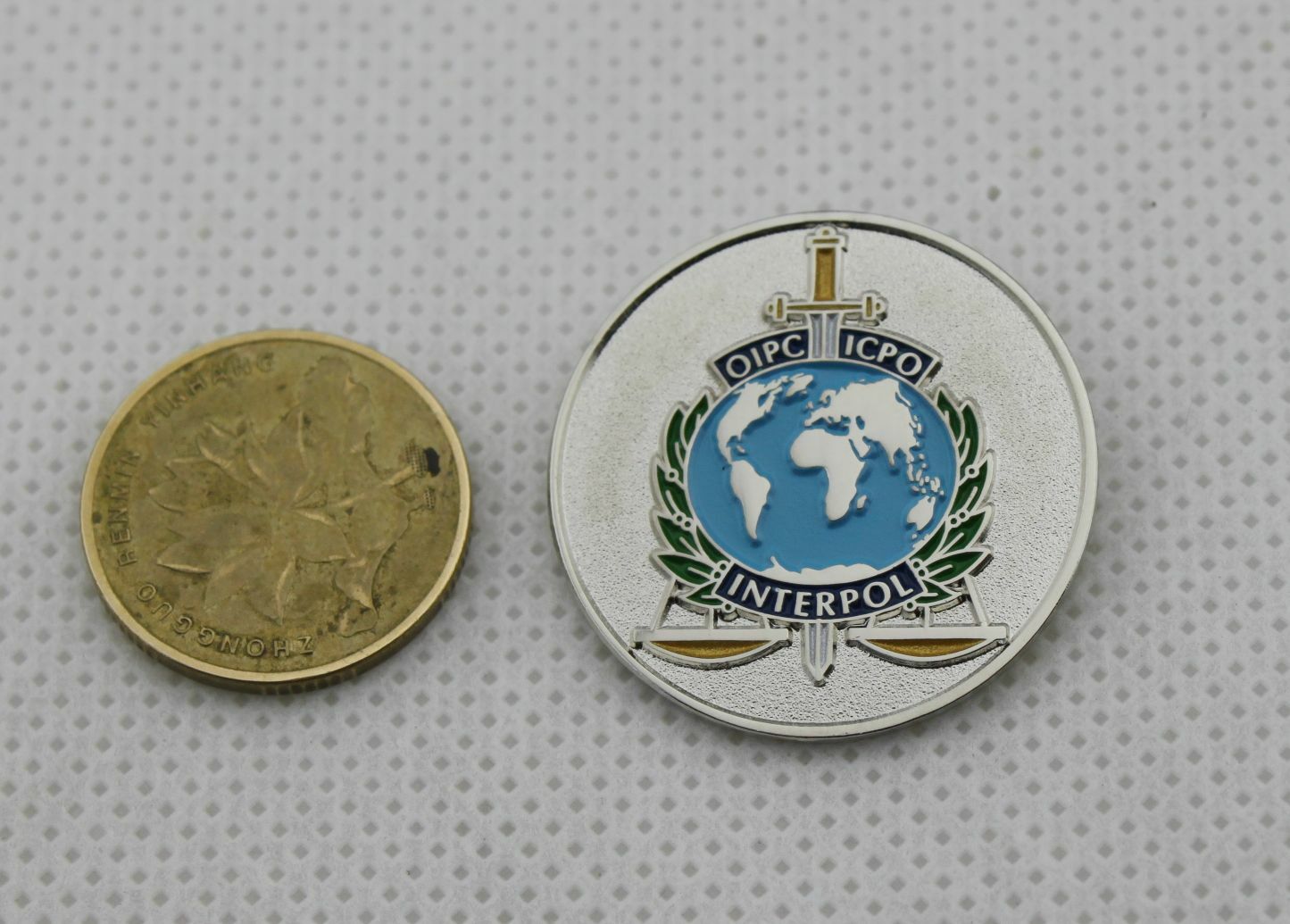 INTERPOL lapel pin