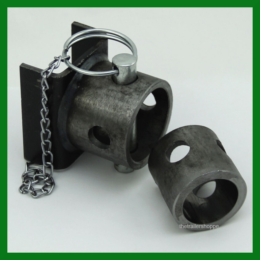 Universal Weld on Pipe Mount Swivel Assembly for Trailer Jacks