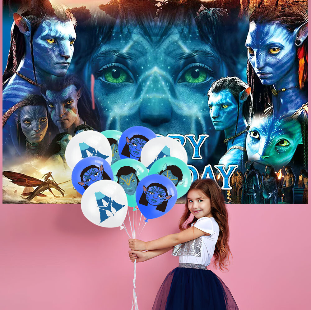 Avatar Party Supplies Party Decorations Set Plates Balloons Banner Tablecloth