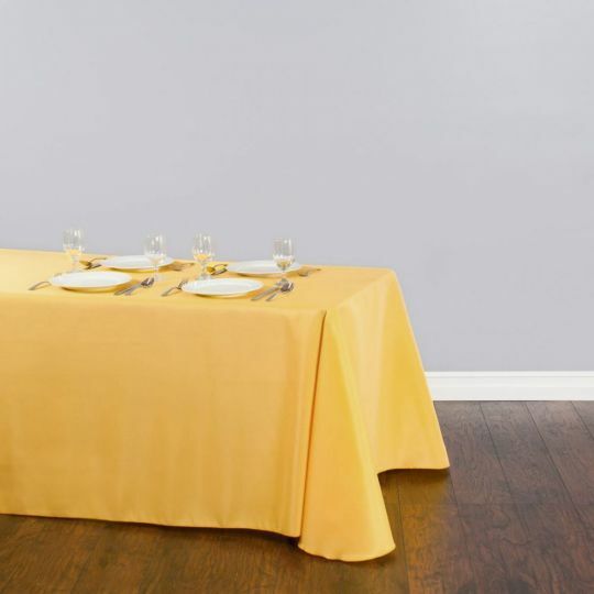 1/10 pack 90 x 156 in. Rectangular Polyester Tablecloths,33 Color Wedding Event