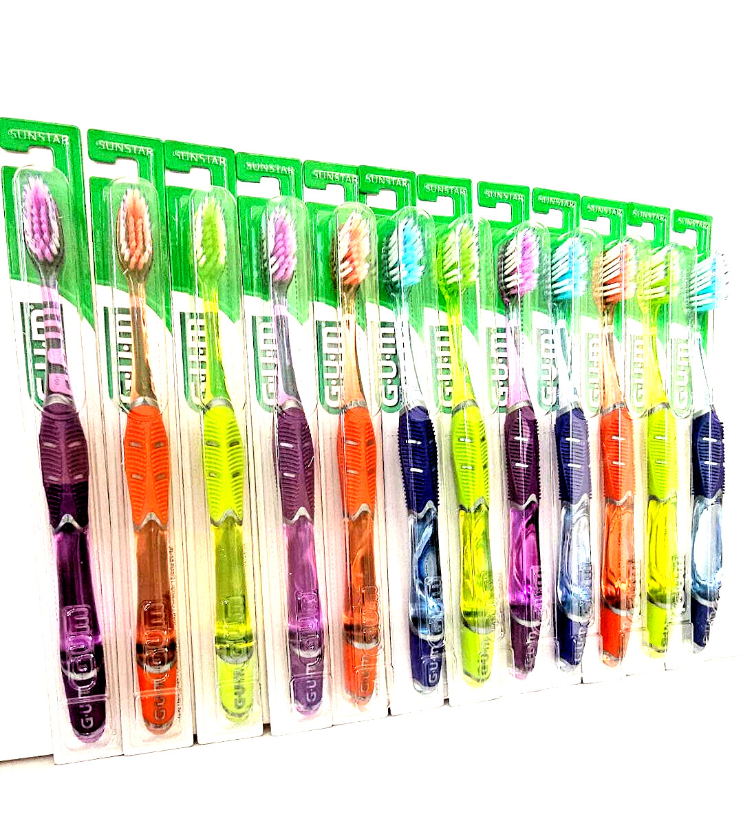 12 Sunstar GUM 525 Technique Deep Clean Soft Compact Toothbrushes BEST PRICE!!!