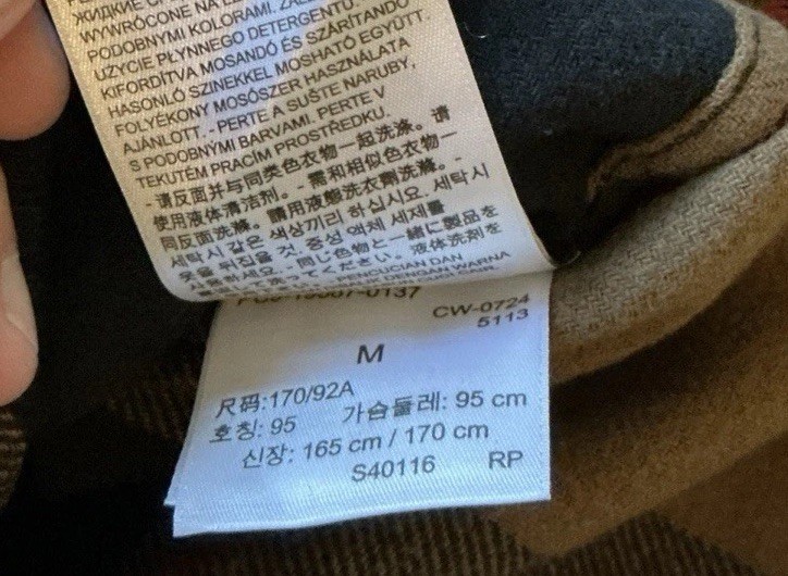 Levi's The Worker Men's Flannel Shirt Brown Black Plaid Relaxed Fit